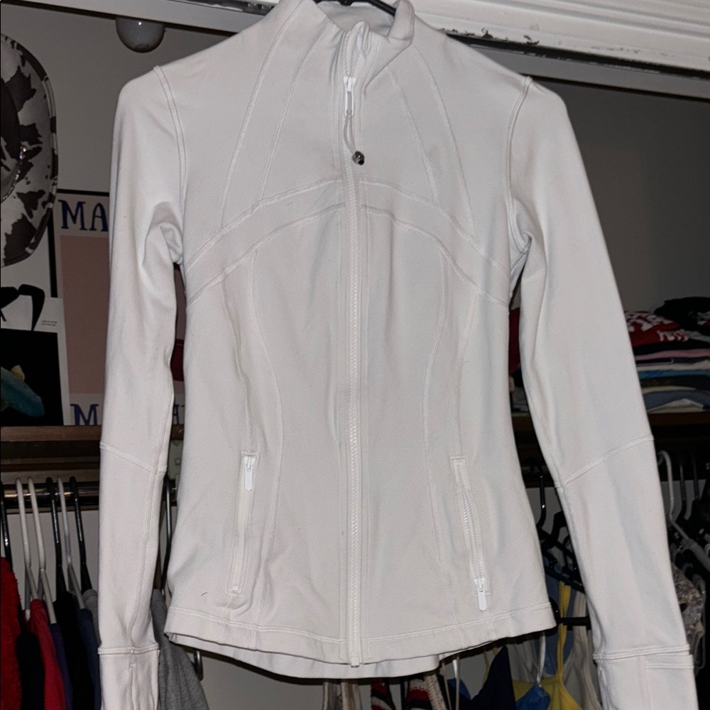 Lululemon Athletica White Define Jacket